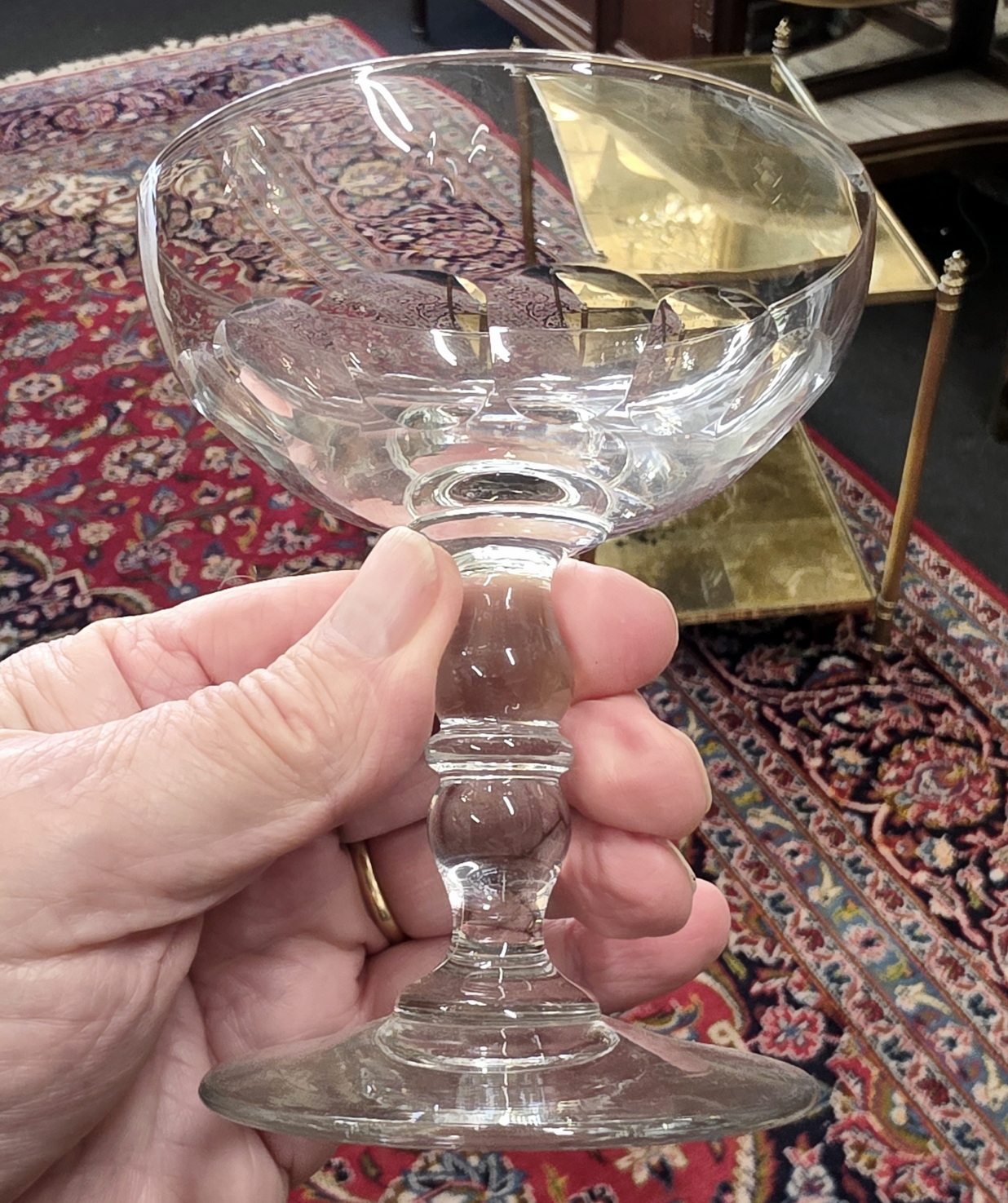 A set of 6 Champagne Coupes